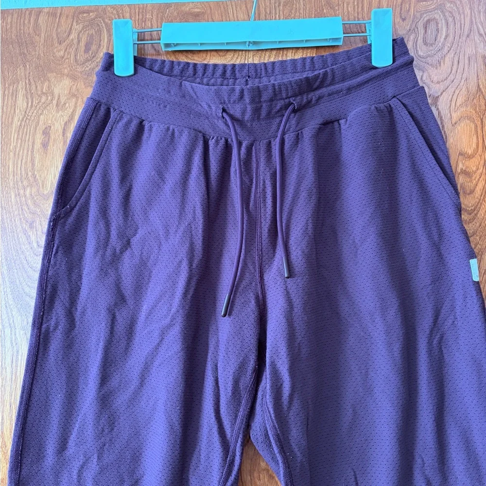 Vuori Purple Mesh Performance Joggers Size Medium - Picture 2 of 5